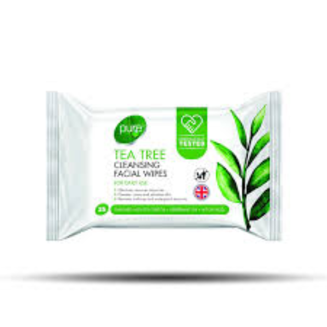 PURE TEA TREE WIPES 25S
